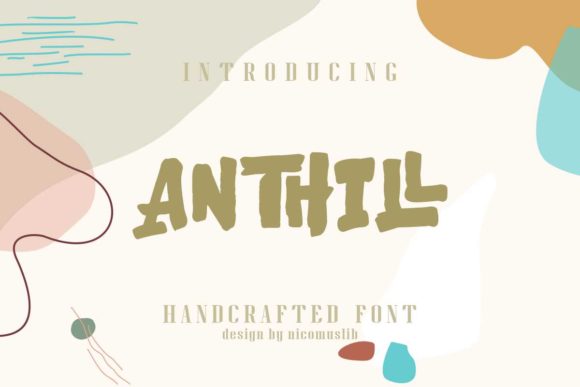 Anthill: A Bold Display Font for Editorial Design and Digital Publishing
