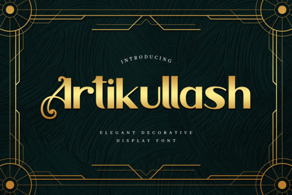 Artikullash: A Bold Display Font That Elevates Digital Branding