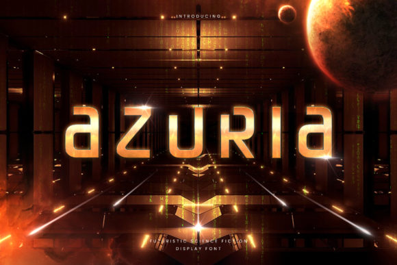 Azuria: A Bold Display Font for Unique Web Design