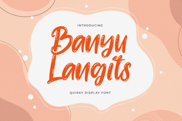 Banyu Langits: A Playful Display Font for Modern Campaign Design