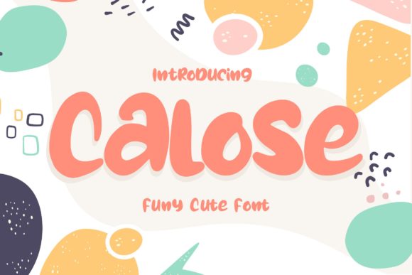 Calose: A Quirky Display Font That Brings Personality to Editorial Design