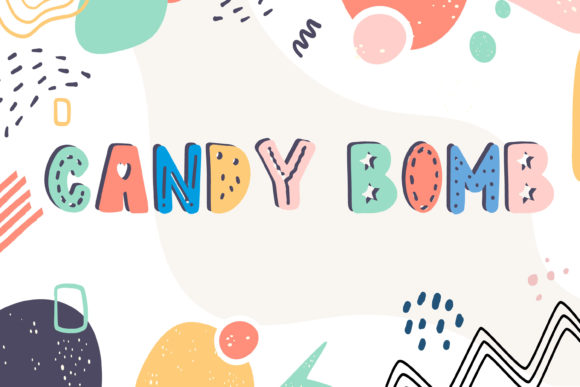 Candy Bomb: A Playful Display Font for Lively Editorial Designs