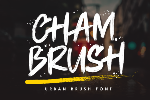 Chambrush: A Dynamic Display Font for Modern Marketing and Social Media Design