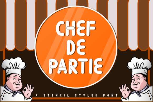 Chef De Partie: A Joyful Display Font for Makers and Creative Sellers