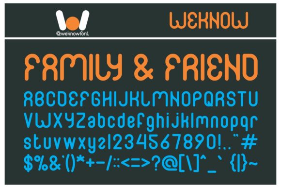 Family and Friend: A Versatile Display Font for Modern Marketers and Designers