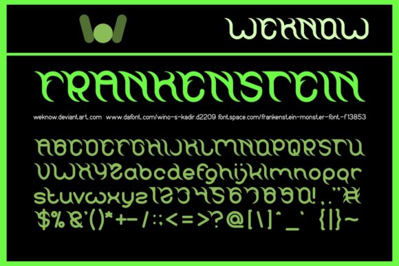 Frankenstein: A Bold Display Font for Editorial Design and Digital Publishing
