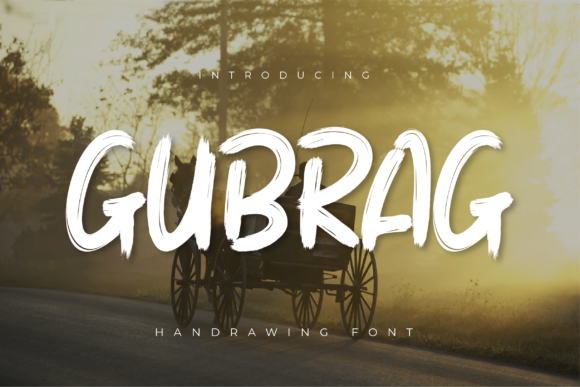Gubrag: A Bold Display Font That Commands Attention