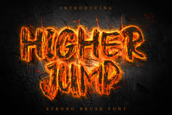 Higher Jump: A Playful Display Font That Elevates Your Business Branding