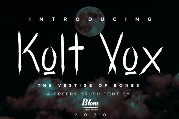 Kolt Vox: A Spooky Display Font for Bold Web Design