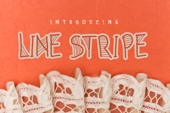 Line Stripe: A Display Font That Elevates Campaign Visuals