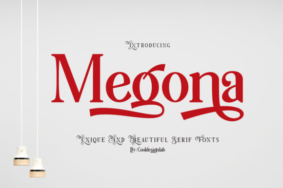 Megona: A Display Font That Elevates Small Business Branding