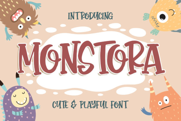 Monstora: A Joyful Display Font for Modern Web and Digital Design
