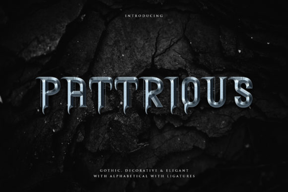 Pattrious: A Bold Display Font for Standout Brand Design
