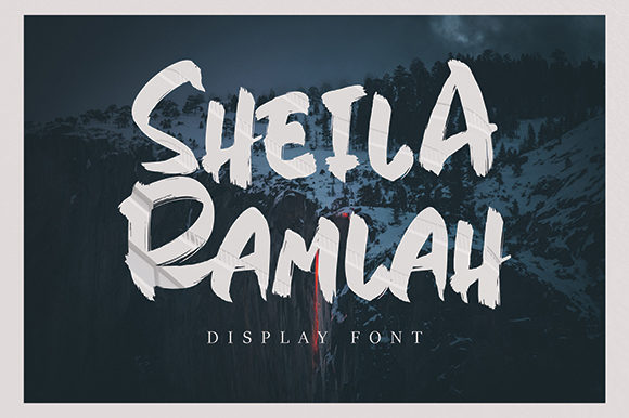 Sheila Ramlah: A Bold Display Font for Editorial Design and Digital Publishing