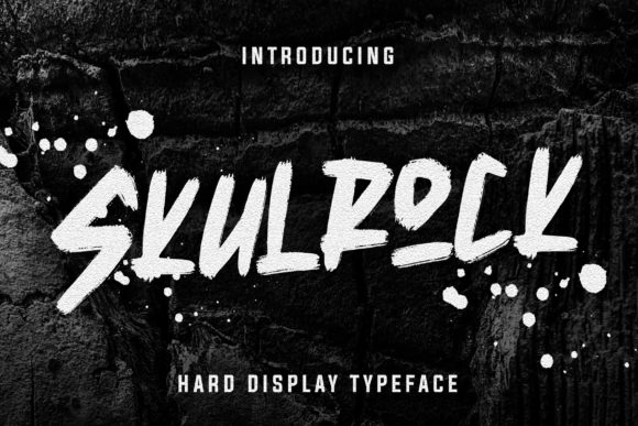 Skulrock: A Bold Display Font for Crafters and Product Creators