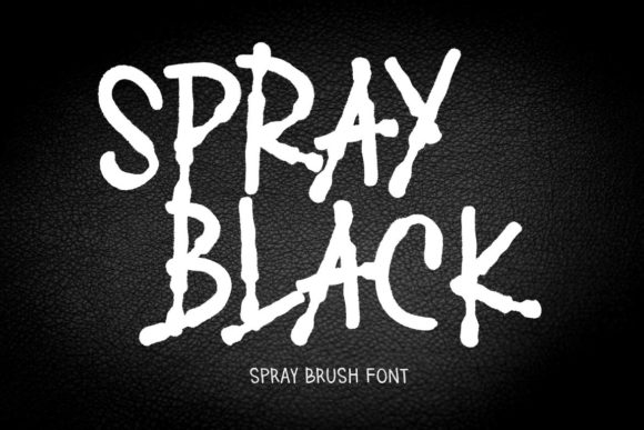 Spray Black: A Bold Display Font for Editorial Design and Digital Publishing