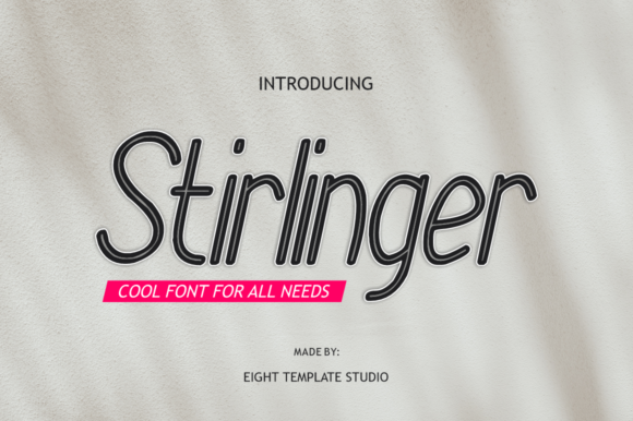 Stirlinger: How a Clean Display Font Elevated My Campaign Visuals