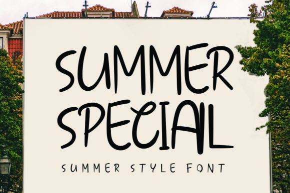 Summer Special: A Refreshing Display Font for Small Business Branding