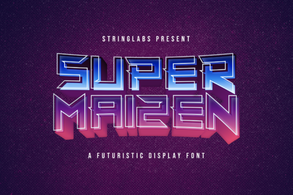 Super Maizen: How a Futuristic Display Font Transformed Our Campaign Visuals