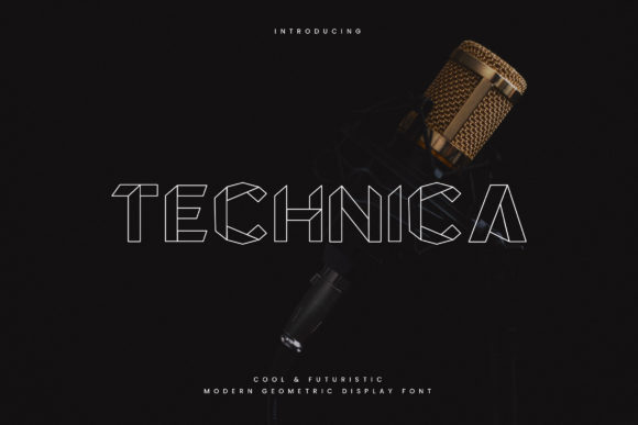Technica: A Bold Display Font That Elevates Brand Identity