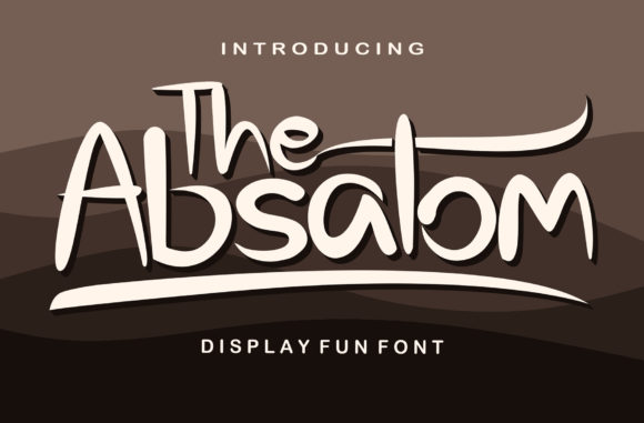 The Absalom: A Display Font That Elevates Campaign Visuals