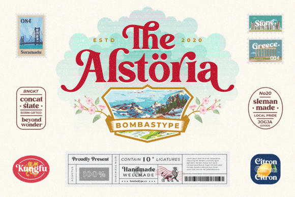 The Alstoria: A Bold Display Font That Elevates Modern Web Design