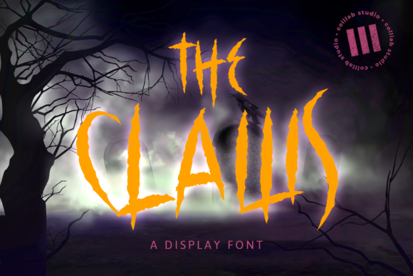 The Claws: A Bold Display Font for Spooky Web Design Projects