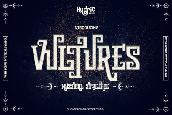 Vultures: A Quirky Display Font for Editorial Charm